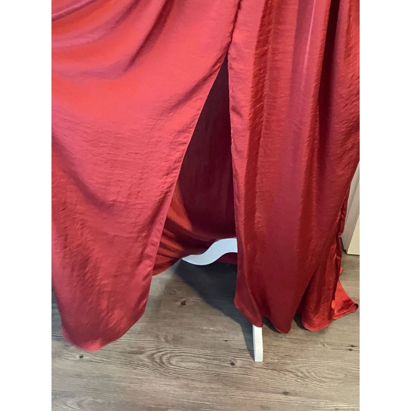 Needle And Thread Pandora Red Halter Cut Out Maxi Gown Dress Sz Xxs — image 7 of 8